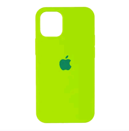 Silicone Case Full Protective (AA) для iPhone 15 Pro Max (Neon green)-0