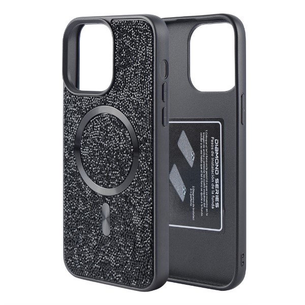 Чохол Swarovski Stand Case with MagSafe для iPhone 12 Pro/12 Black-0
