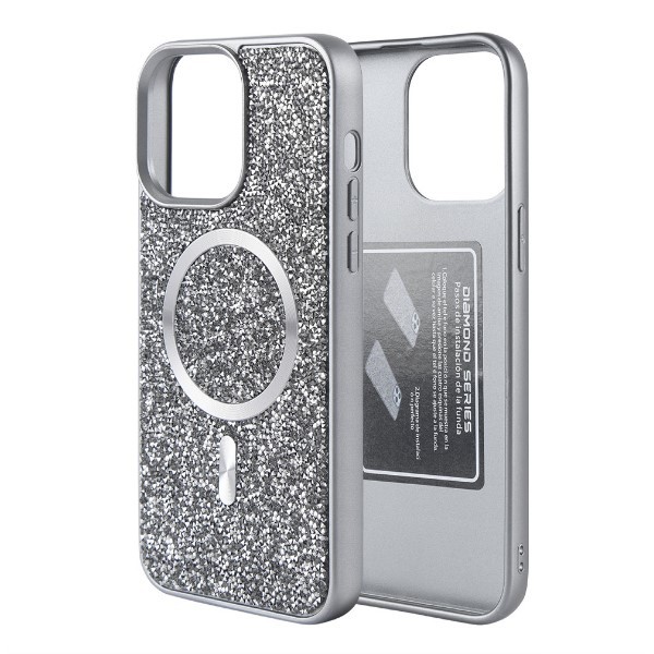 Чохол Swarovski Stand Case with MagSafe для iPhone 16 Pro Grey-0