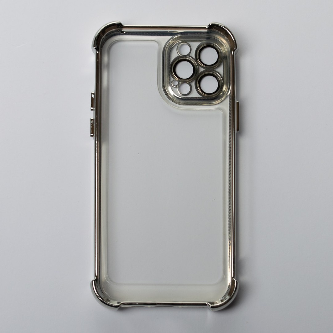 Накладка WXD Electroplated Side Colors для Iphone 12 Pro Max (Срібляста)-1
