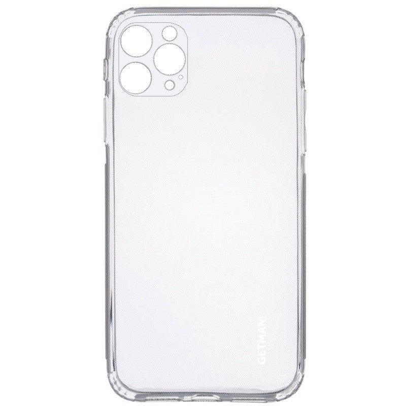 Накладка GETMAN Clear 1,0 mm для  iPhone 11 Pro Max (6.5")  прозора-0