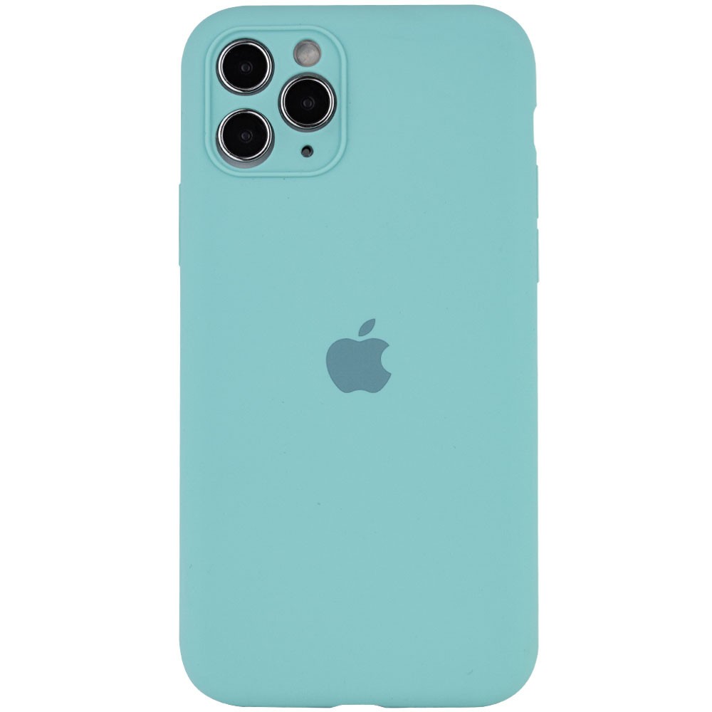Silicone Case Full Camera Protective (AA) для iPhone 12 Pro Max (Ice Blue)-0