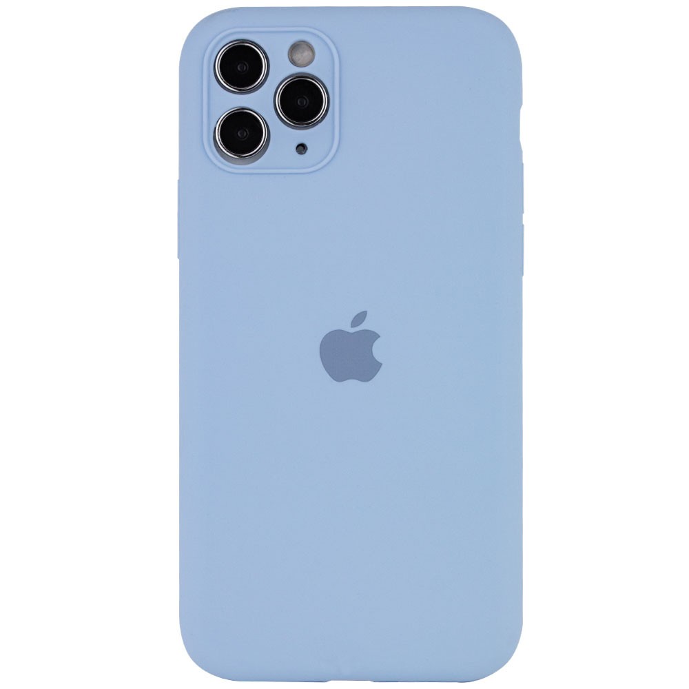 Silicone Case Full Camera Protective (AA) для iPhone 12 Pro Max (Lilac Blue)-0