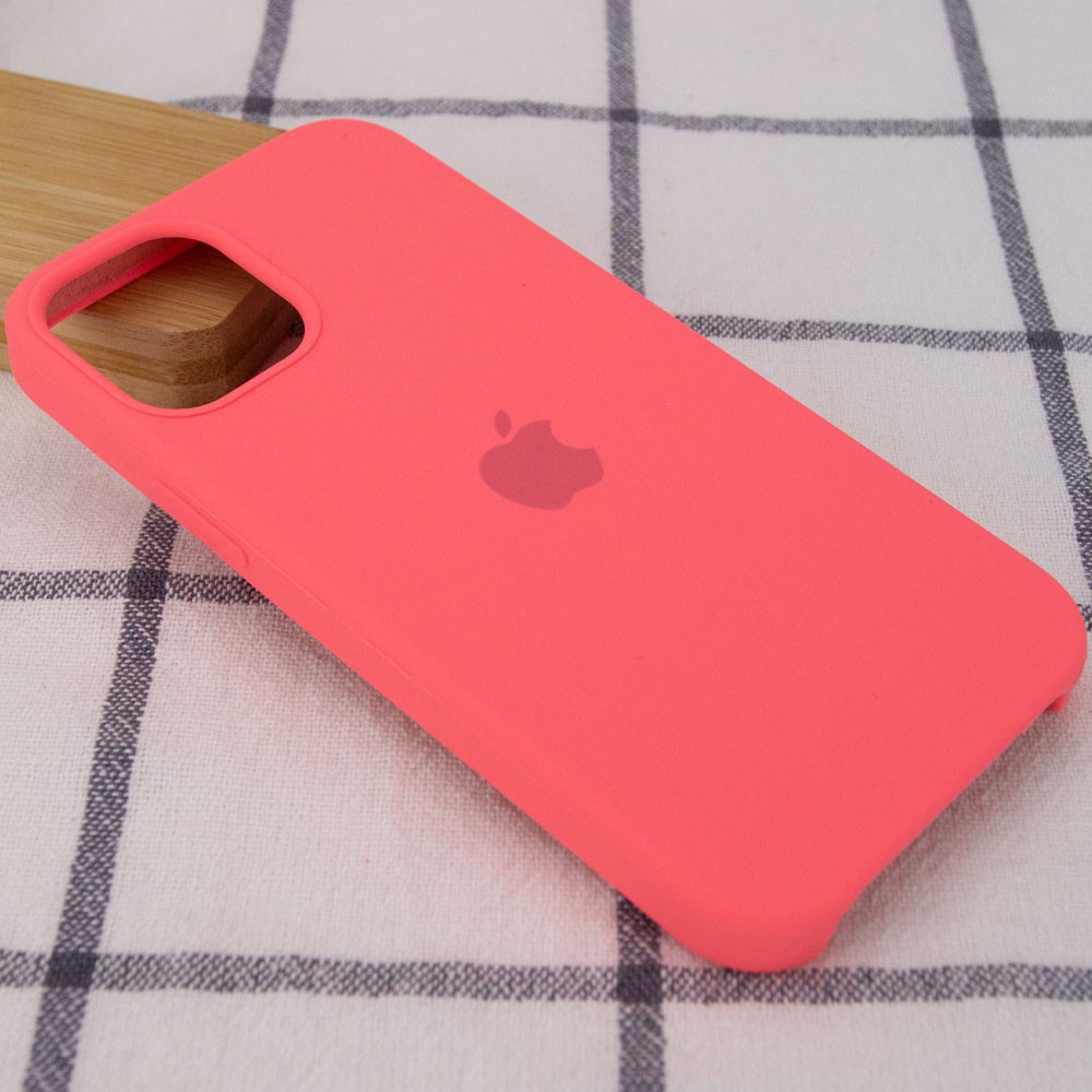 Silicone Case (AA) для iPhone 12 Pro Max (6.7") (Hot Pink)-1