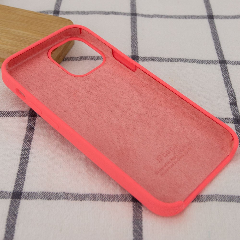 Silicone Case (AA) для iPhone 12 Pro Max (6.7") (Hot Pink)-2