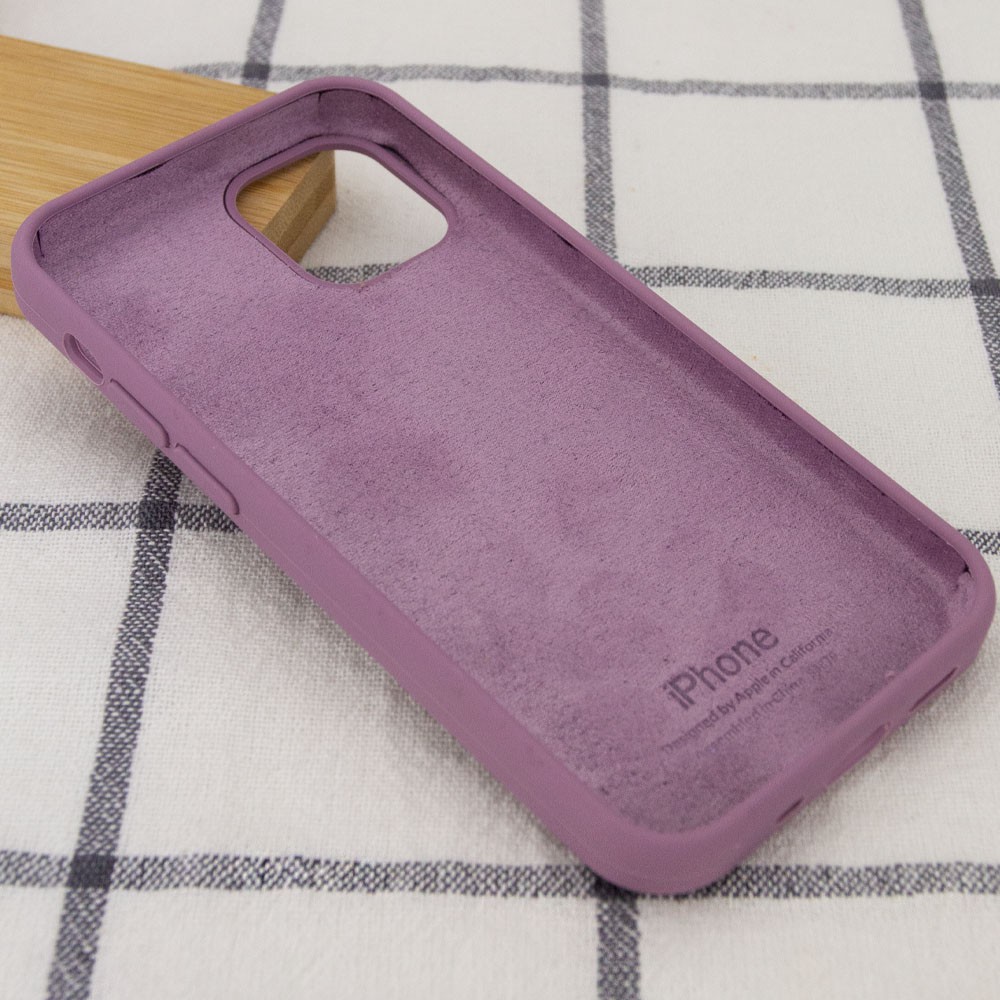Silicone Case Full Protective (AA) для iPhone 12 Pro Max (6.7") (Lilac Pride)-2