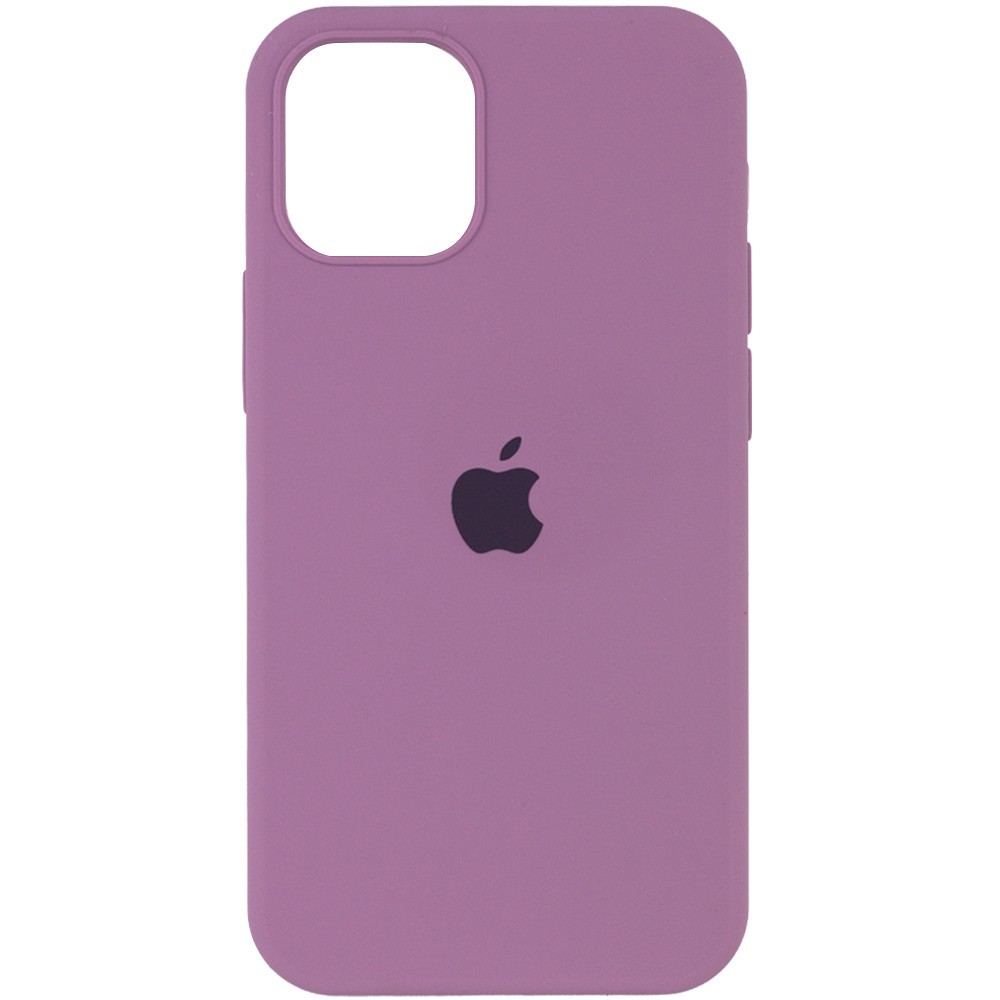 Silicone Case Full Protective (AA) для iPhone 12 Pro Max (6.7") (Lilac Pride)-0