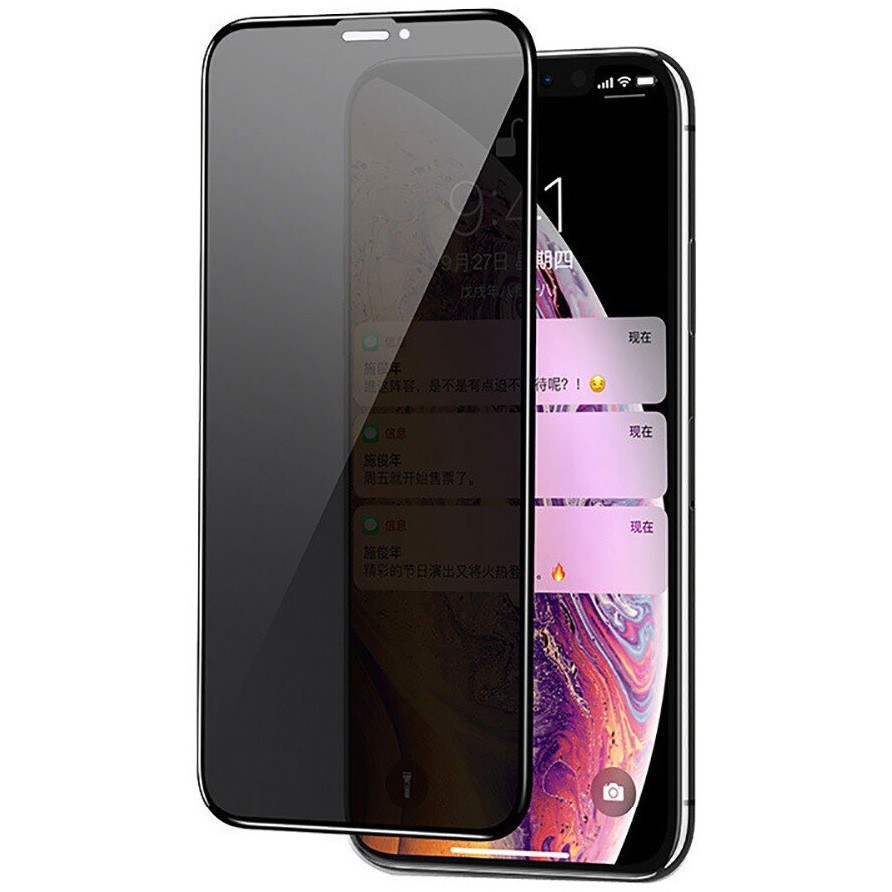 Захисне скло Privacy для IPhone 11 Pro Max/Xs Max антишпіон-0