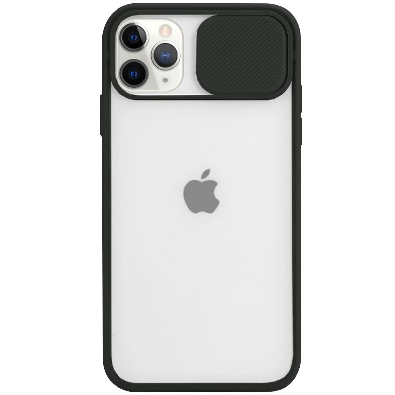 Накладка Camshield mate TPU для IPhone 12 Pro Max чорна шторка-0