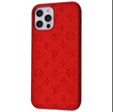 L V Case iPhone 12 Pro max (red)-0