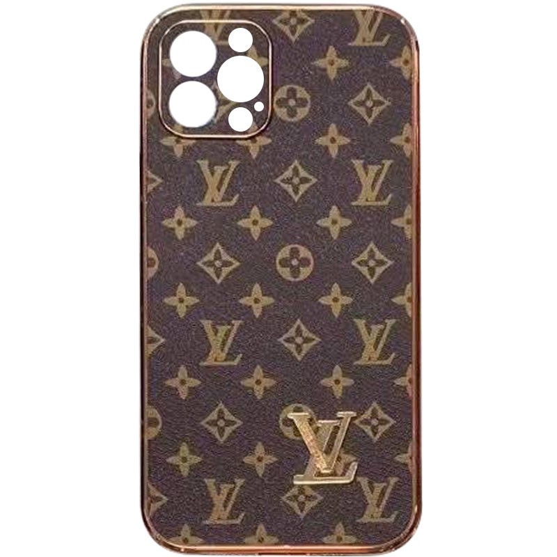 Накладка LV для Iphone 12 Pro Max ( Коричнева)-0
