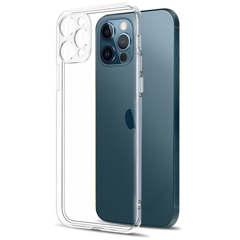 Накладка Epic Transparent 1,5mm для IPhone 12 Pro прозорий силікон-0