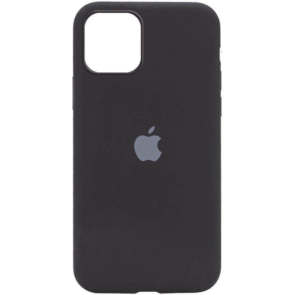 Silicone Case Full Protective (AA) для 12 Pro Max (6.7") (Black)-0