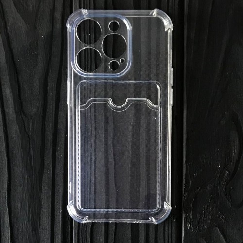 Накладка WXD Space Card Pocket для Iphone 16 Pro Max (силікон)-0
