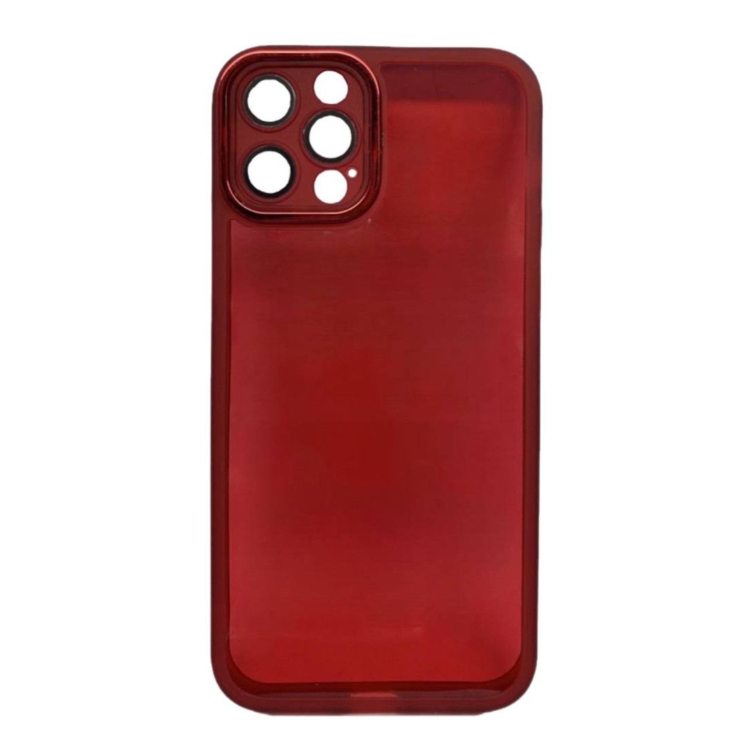 Накладка GUARD Camera Glass Protection для Iphone 12 Pro червона-0