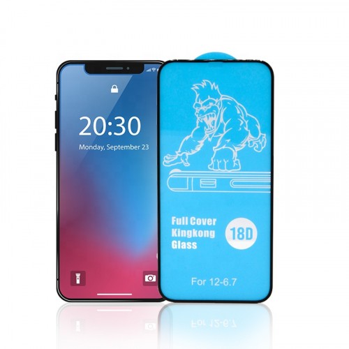 Захисне скло Hybrid для iPhone 12 Pro/12 Black-0