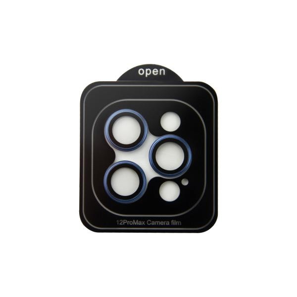 Захисне скло для камери  iPhone 12 Pro Max (Синє)-0