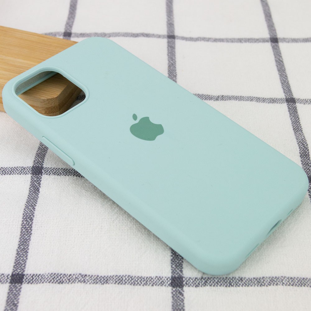Silicone Case Full Protective (AA) для iPhone 12 Pro Max (6.7") (Beryl)-1