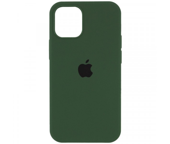 Silicone Case Full Protective (AA) для iPhone 12 Pro Max (6.7") (Army green)-0