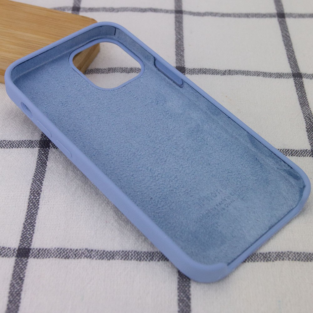 Silicone Case (AA) для iPhone 12 Pro Max (6.7") (Lilac Blue)-2