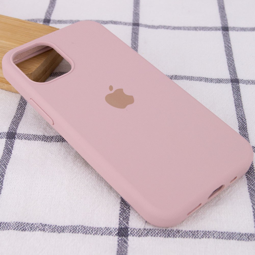 Silicone Case Full Protective (AA) для iPhone 12 / 12 Pro (Pink sand)-1