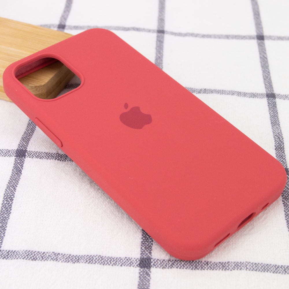Silicone Case Full Protective (AA) для iPhone 12 / 12 Pro (Camelia)-1