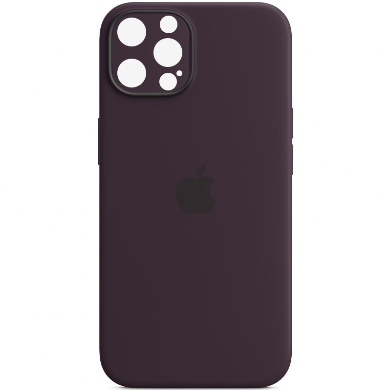 Silicone Case Full Camera Protective (AA) для iPhone 12 Pro Max (Elderberry)-0