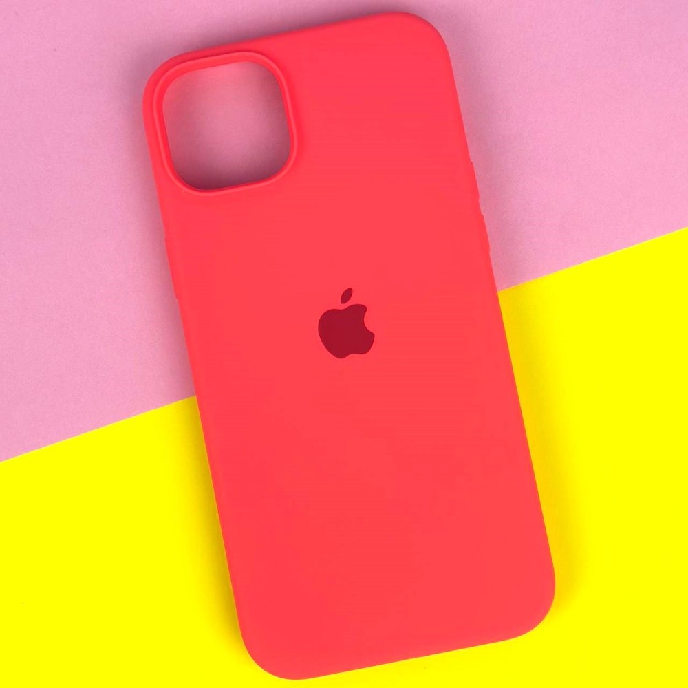 Silicone Case Full Protective (AA) для iPhone 12 Pro Max (6.7") (Flamingo)-0