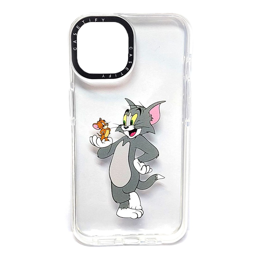Накладка Transparent CaseTify для  IPhone 15 Pro Max Кіт-0