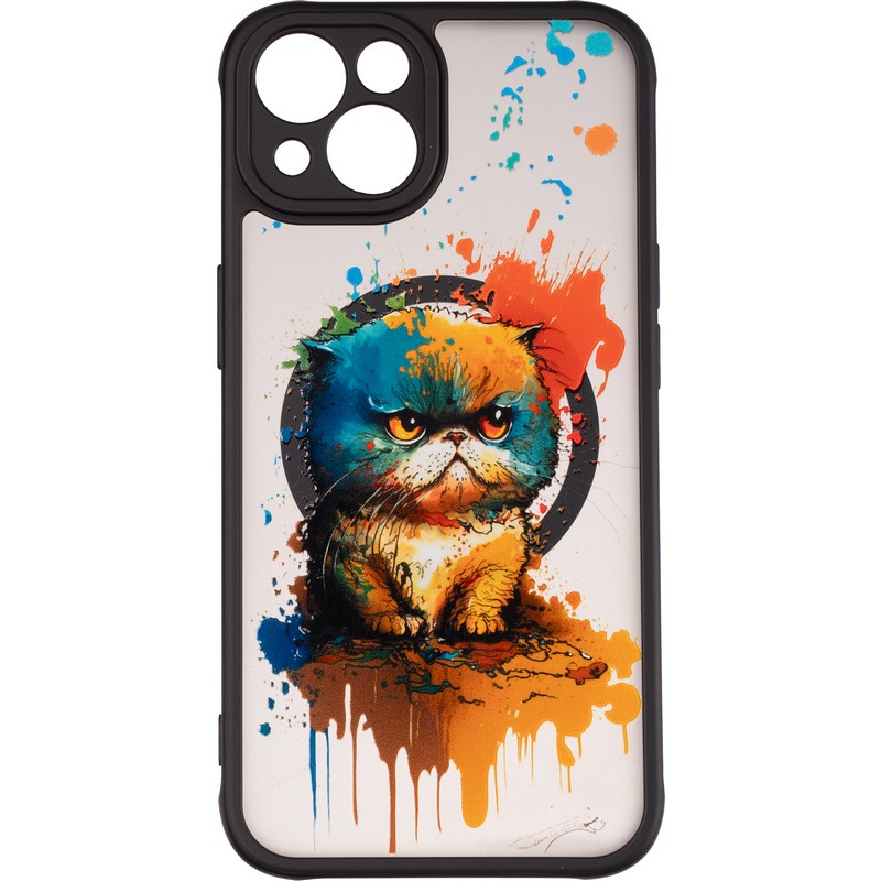 Накладка Gelius Print Magsafe для IPhone 13 Fluffy Cat-0