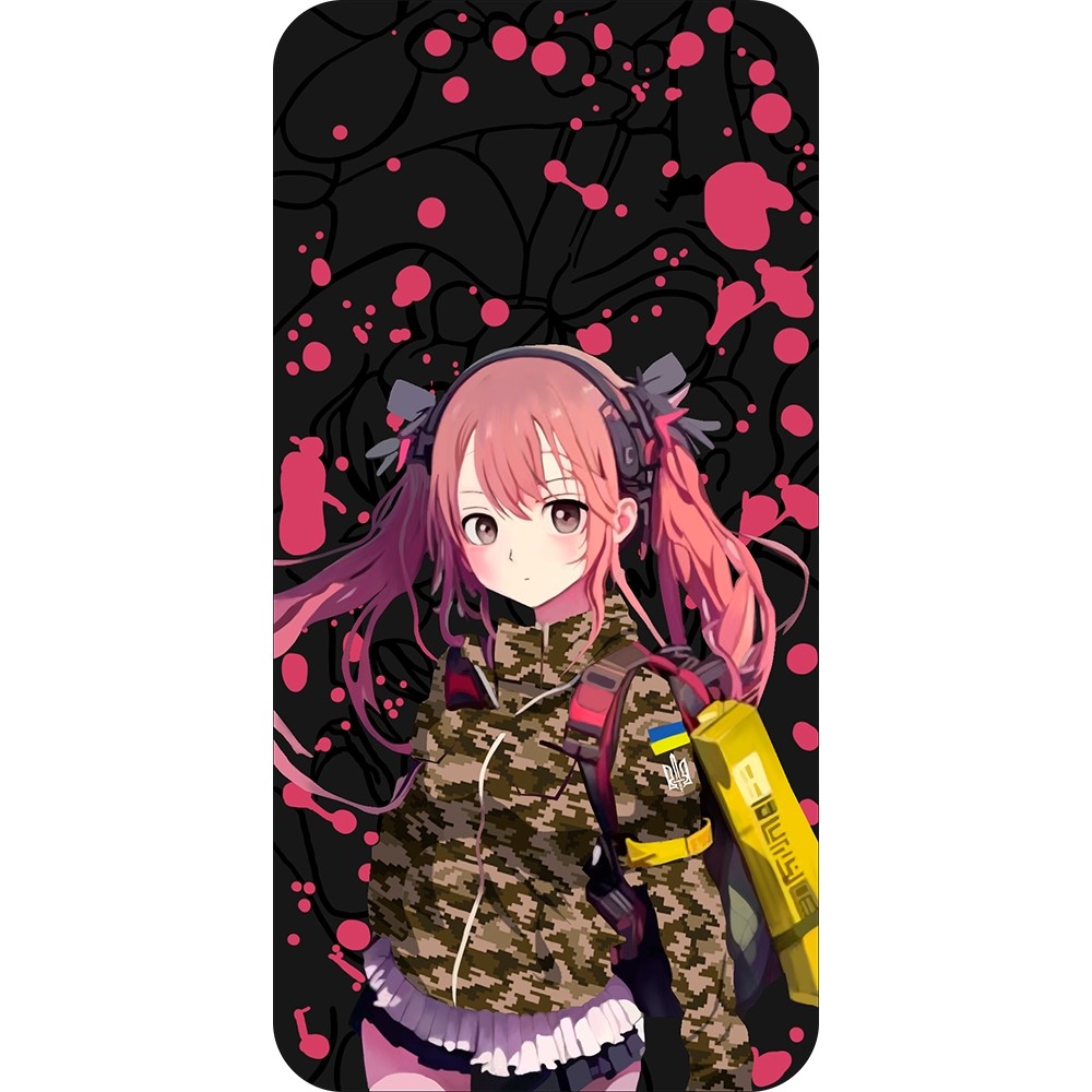 Чохол Print для iPhone 13 Мілітарі аніме-0
