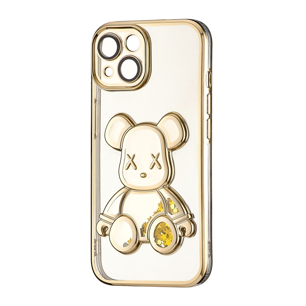 Накладка Cute Shining Bear для IPhone 13 золота-0