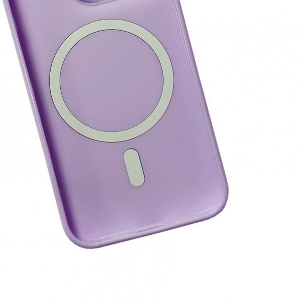 Чохол Color Glitter Magnetic для IPhone 15 (Фіолетовий)-1