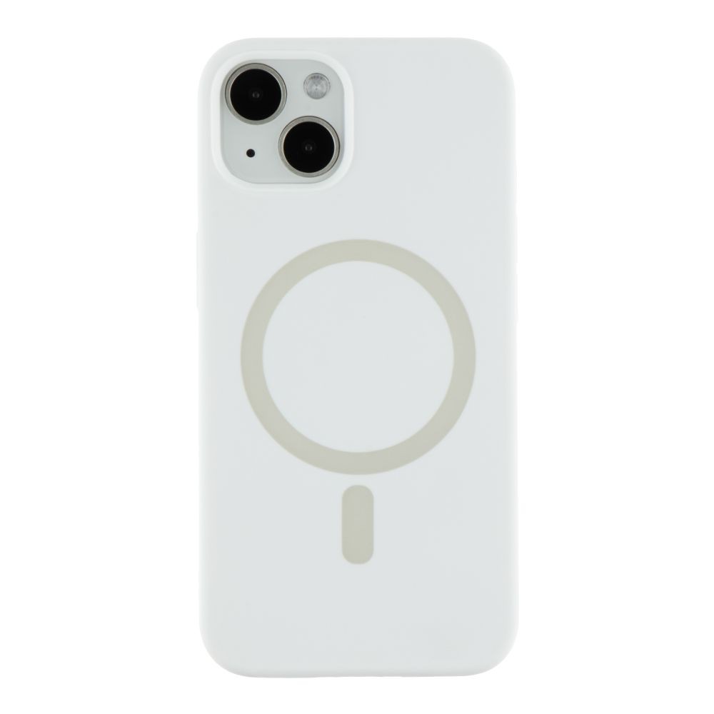 Silicone Case Full Protective (AA)  with MagSafe для iPhone 13 (White)-0