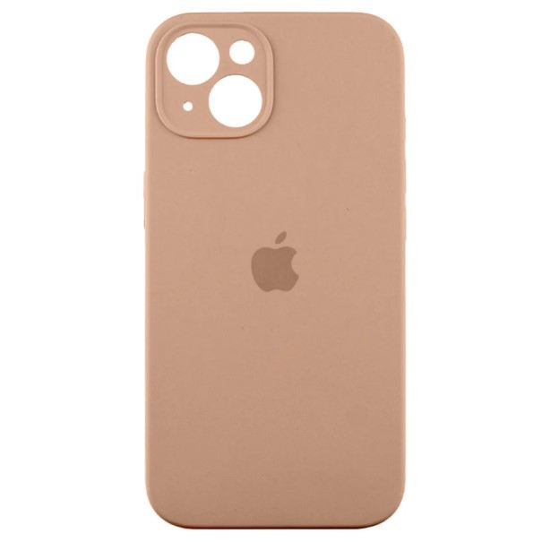 Silicone Case Full Camera Protective (AA) для iPhone 13 (Desert gold)-0