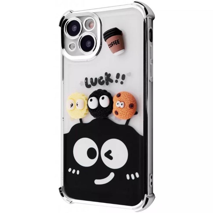 Чохол WAVE Winkie для Iphone 13  silver/splash-0