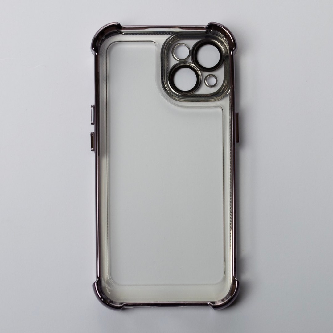 Накладка WXD Electroplated Side Colors для Iphone 13 (Чорна)-1