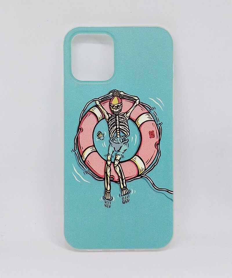 Накладка Skull Cartoon Phone Case для iPhone 12/12 Pro Lifebuoy-0