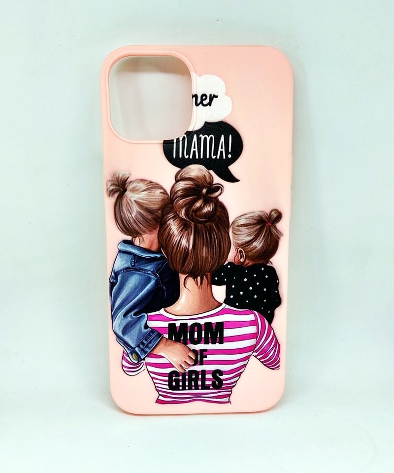 Накладка Max Capa для iPhone 13 Super mama  (Pink)-0