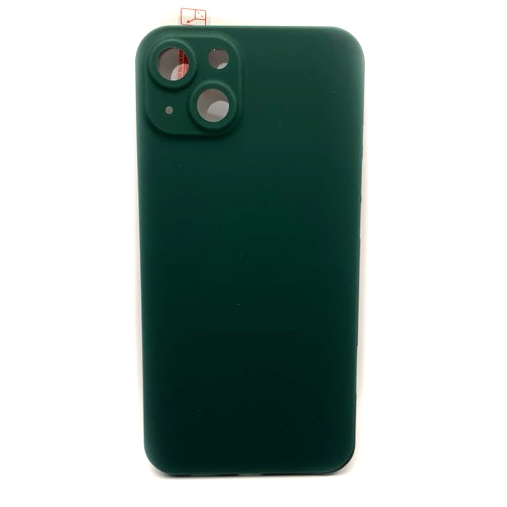 Накладка 360 Full Cover ультратонкий IPhone 13 зелена-0