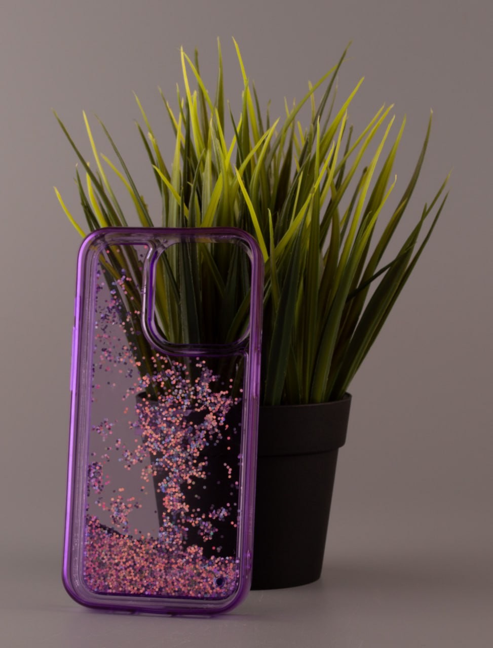 Накладка Fluid Painted для Iphone 11 фіолетовий (переливається)-1