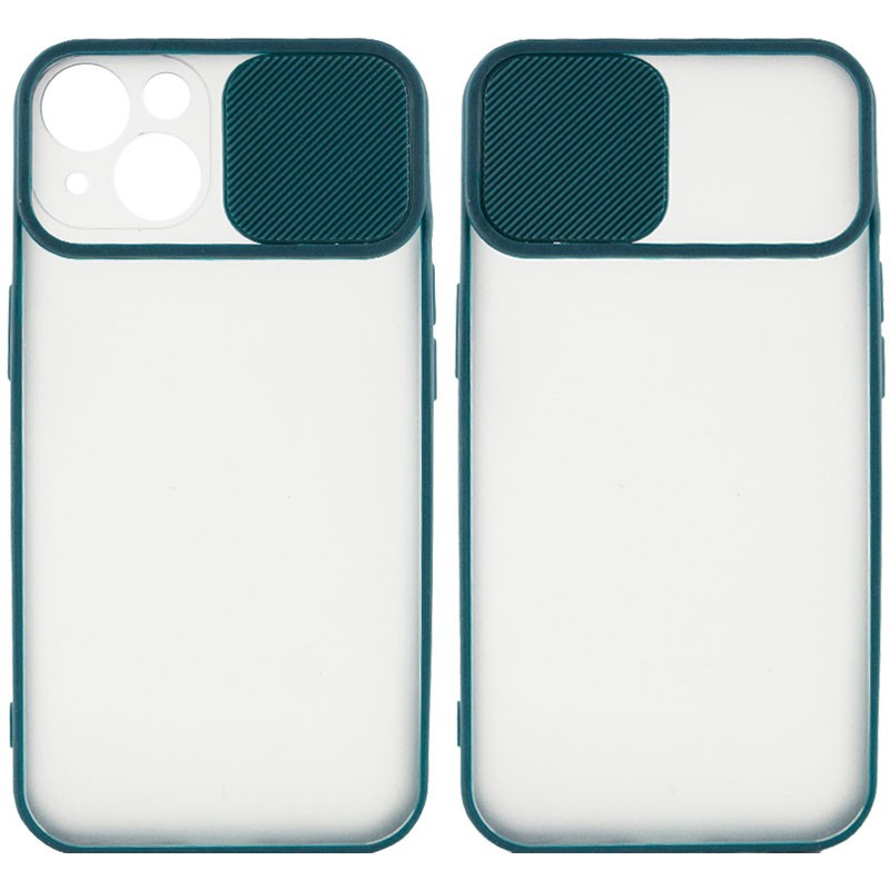 Накладка Camshield mate TPU для IPhone 13 Зелена-0