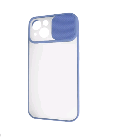 Накладка Camshield mate TPU для IPhone 13 Фіолетова-0