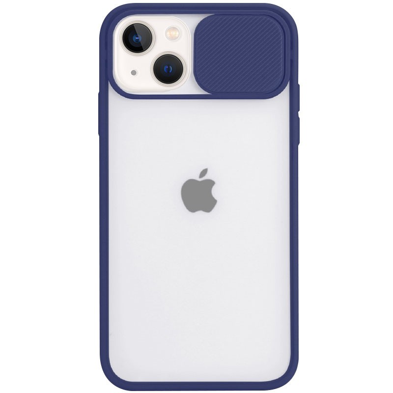Накладка Camshield mate TPU для IPhone 13 Синя-0
