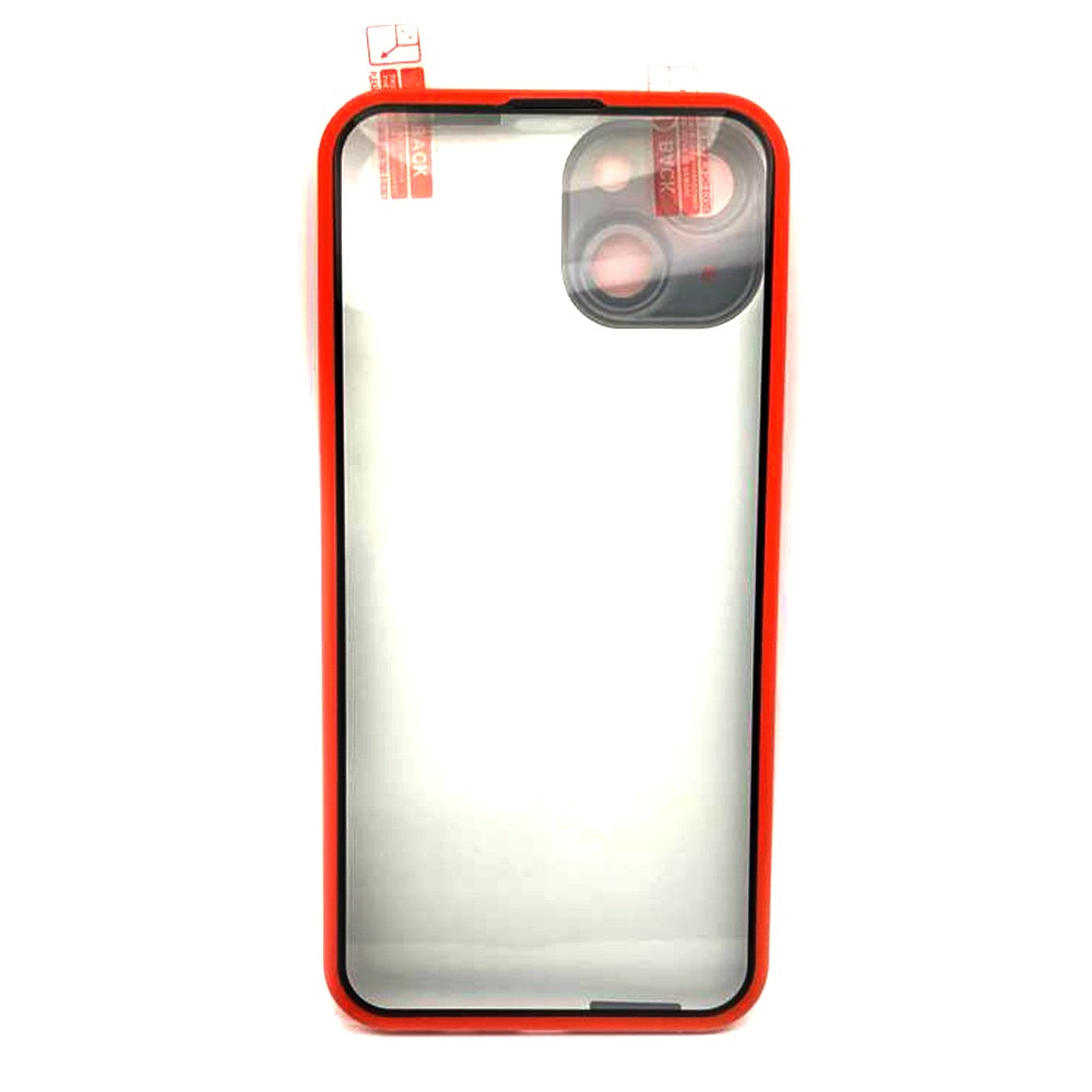 Накладка 360 Full Cover ультратонкий IPhone 13 червона-1