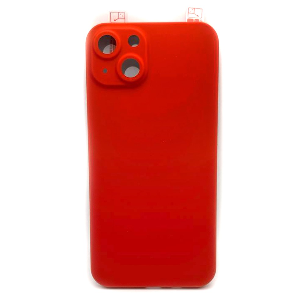 Накладка 360 Full Cover ультратонкий IPhone 13 червона-0