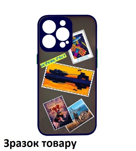 Накладка Totu Gingle Print для Xiaomi Redmi 9C/10A Ukraine Post (Navy blue)-0