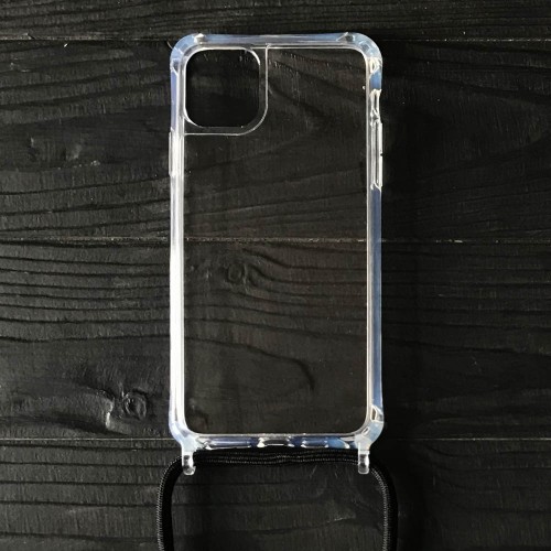 Накладка Strap Crossbody для IPhone 13/14 (Прозорий)-0
