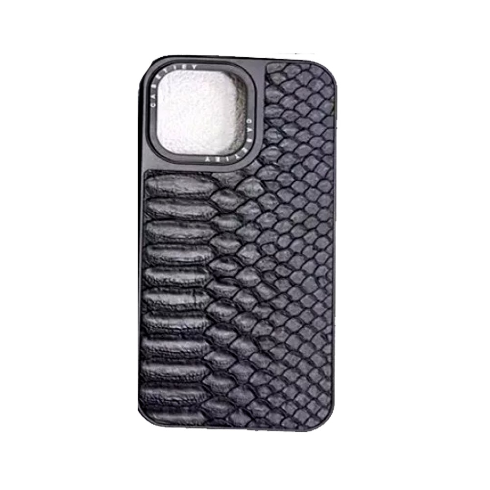 Накладка Casetify Crocodile TPU для Iphone 13 (Black)-0