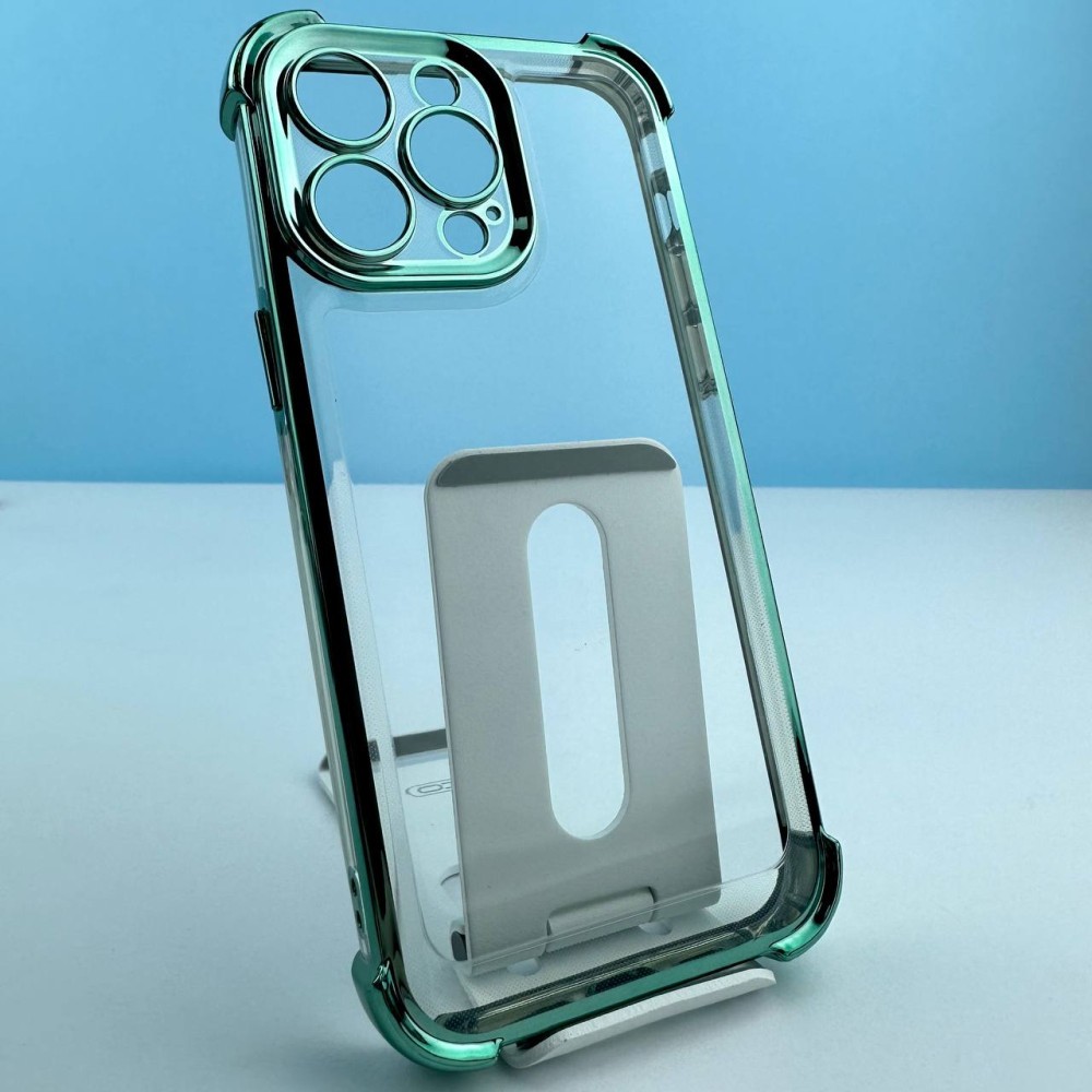 Накладка WXD Electroplated Side Colors для Iphone 13 (Зелена)-0